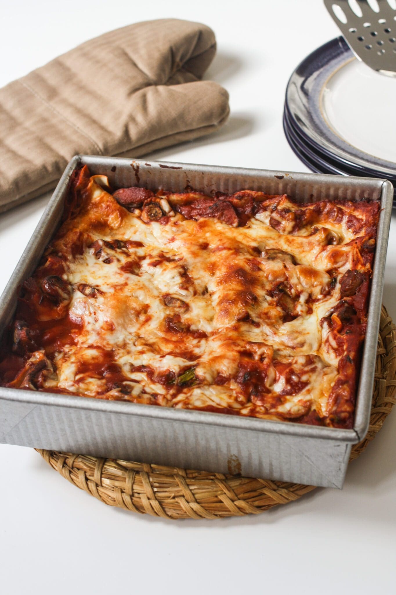 Mushroom Lasagna Family Pan - Image 1