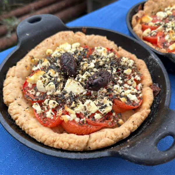greek olive tart